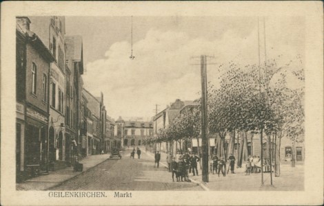 Alte Ansichtskarte Geilenkirchen, Markt