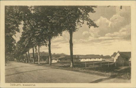 Alte Ansichtskarte Issum, Kaserne