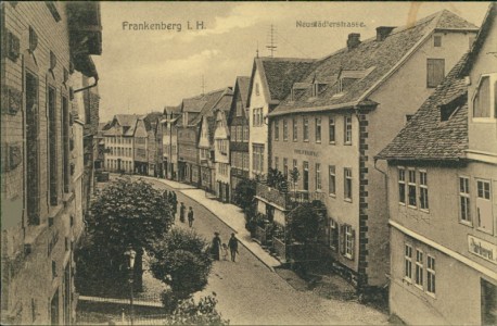 Alte Ansichtskarte Frankenberg (Eder), Neustädterstrasse