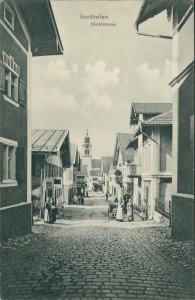 Alte Ansichtskarte Sonthofen, Marktstrasse