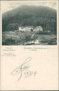 Alte Ansichtskarte Bad Honnef, Forsthaus Löwenburg