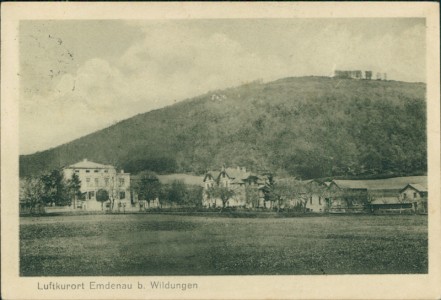 Alte Ansichtskarte Emdenau (Edertal), Gesamtansicht