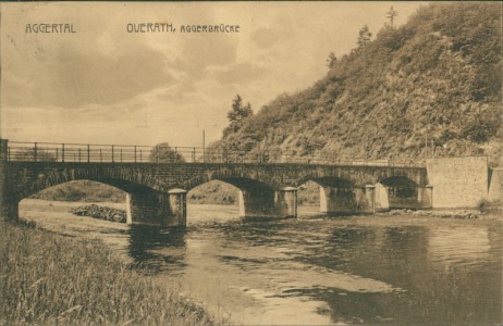 Alte Ansichtskarte Overath, Aggerbrücke