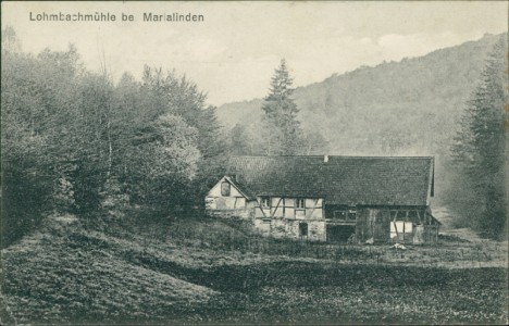 Alte Ansichtskarte Overath-Marialinden, Lohmbachmühle