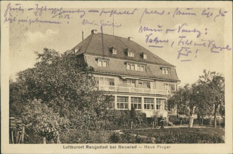 Alte Ansichtskarte Rengsdorf, Haus Preyer