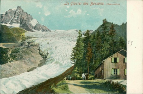 Alte Ansichtskarte Chamonix, Le Glacier des Bossons