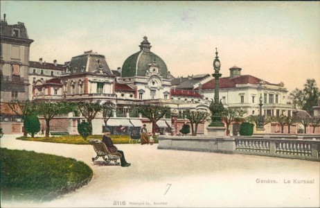 Alte Ansichtskarte Genève / Genf, Le Kursaal