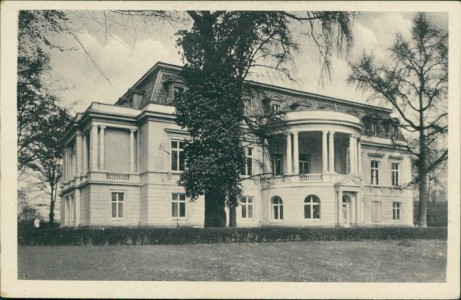 Alte Ansichtskarte Frankfurt am Main, Reichskoch- und Reichssprachenschule - Sommerhofpark