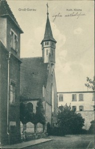 Alte Ansichtskarte Groß-Gerau, Kath. Kirche