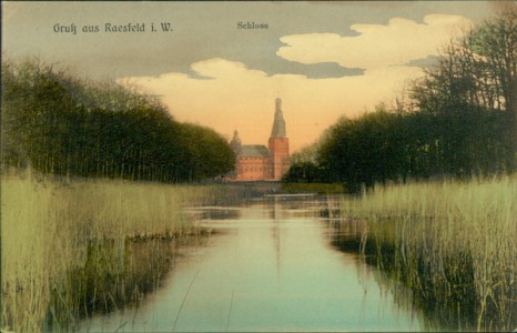 Alte Ansichtskarte Raesfeld, Schloss
