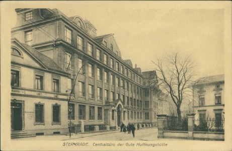 Alte Ansichtskarte Oberhausen-Sterkrade, Centralbüro der Gute Hoffnungshütte