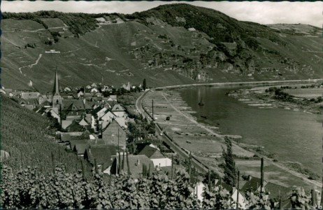 Alte Ansichtskarte Ürzig, Teilansicht