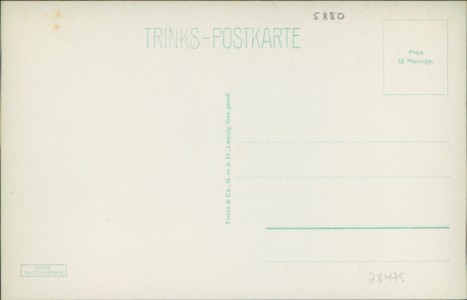 Adressseite der Ansichtskarte Lüdenscheid, Parkhaus