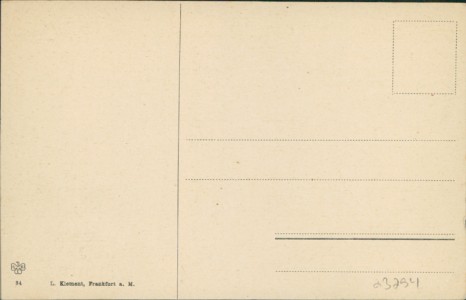 Adressseite der Ansichtskarte Eppstein, Ansicht vom Schweizerhaus der Villa Anna