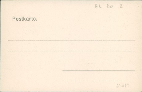 Adressseite der Ansichtskarte Marburg, Teilansicht