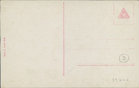 Adressseite der Ansichtskarte S. M. S. Moltke, Panzerkreuzer