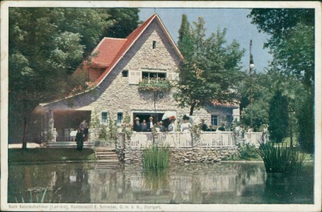 Alte Ansichtskarte Stuttgart, Bauausstellung 1908