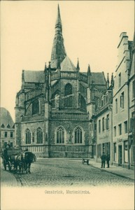 Alte Ansichtskarte Osnabrück, Marienkirche