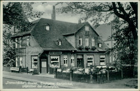 Alte Ansichtskarte Goslar, Domschänke