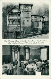 Alte Ansichtskarte Bad Sooden-Allendorf, Kur-Pension "Haus Schmidt"