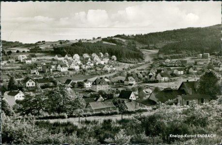 Alte Ansichtskarte Bad Endbach, Teilansicht