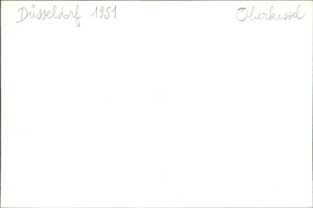 Adressseite der Ansichtskarte Düsseldorf-Oberkassel, Straßenbahn Linie 16 "Neuss", Echtfoto, Abzug ca. 1970er Jahre, Format ca. 13,5 x 9,5 cm