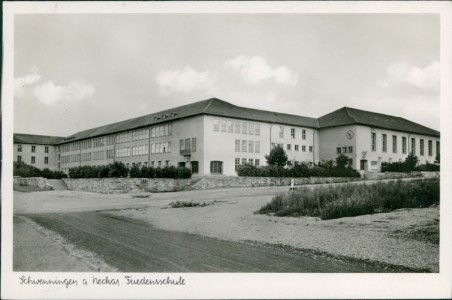 Alte Ansichtskarte Schwenningen a. Neckar, Friedensschule