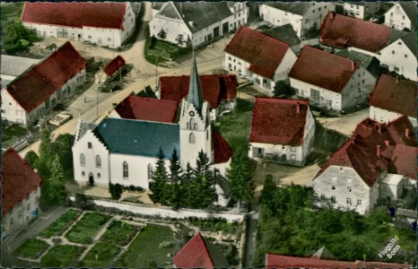Alte Ansichtskarte Blumberg-Riedöschingen, Luftaufnahme